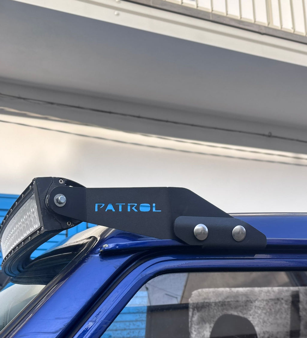 Staffe porta barra led patrol
