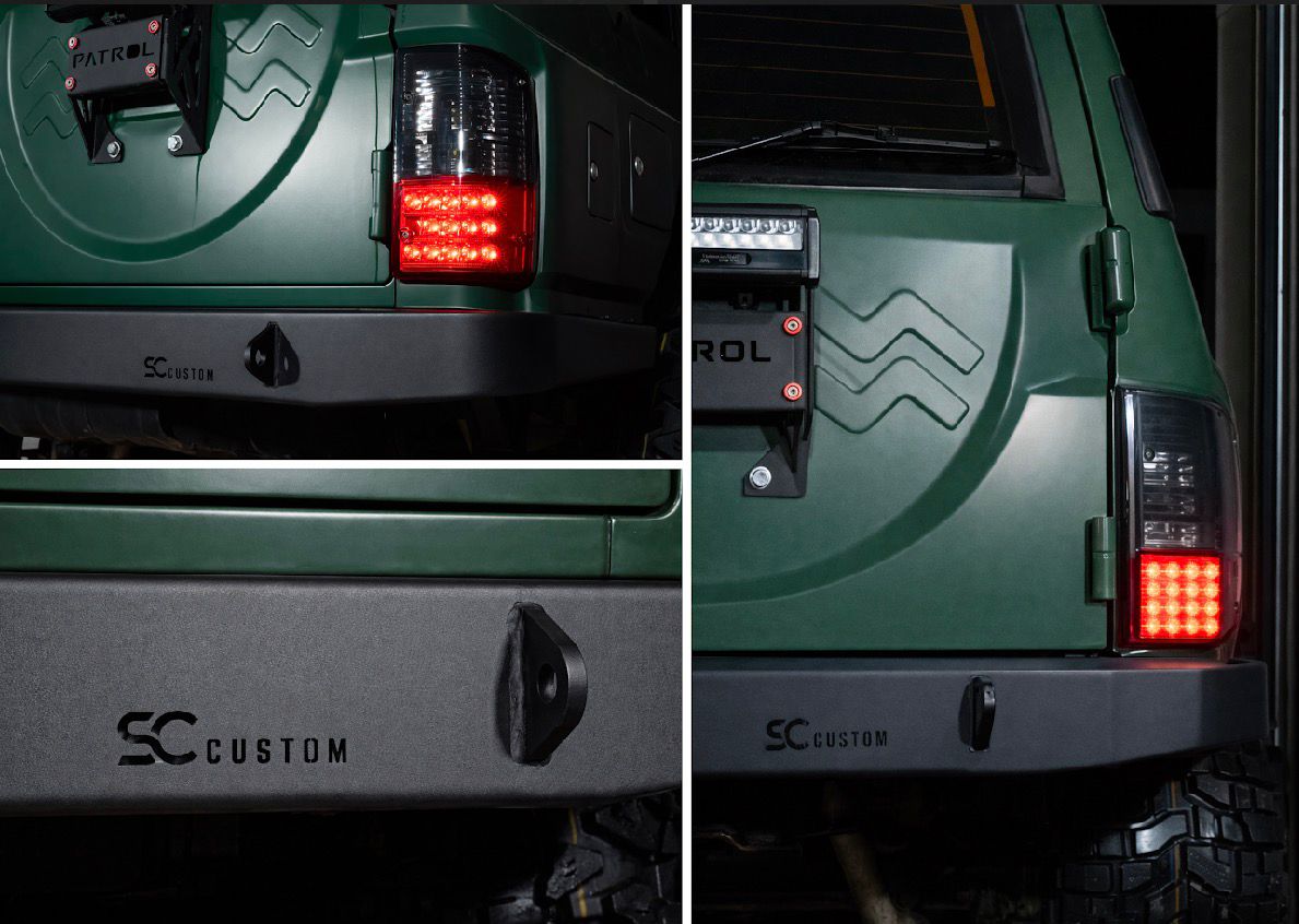 Paraurti uso gravoso nissan patrol gr y60