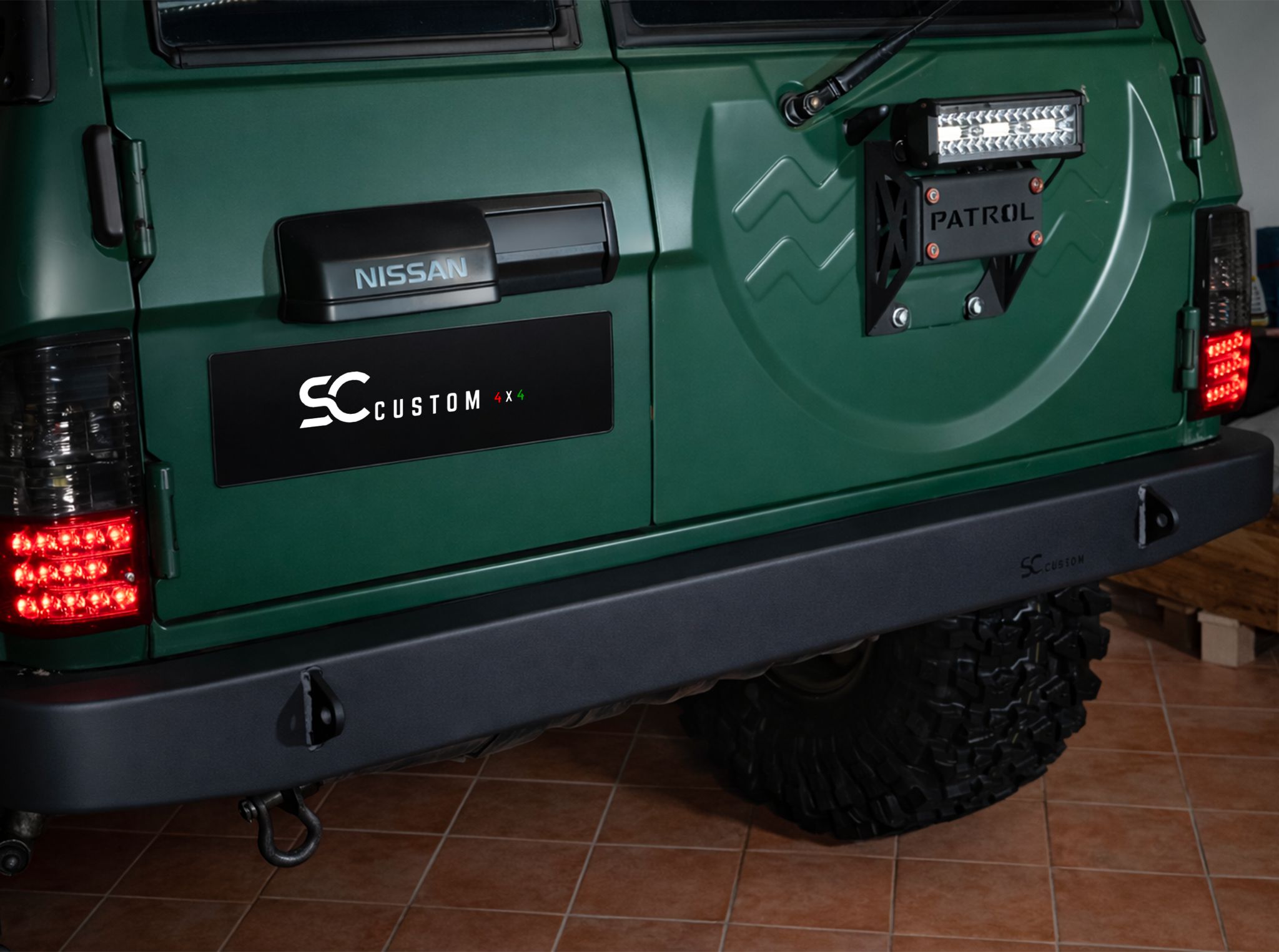 Paraurti uso gravoso nissan patrol gr y60