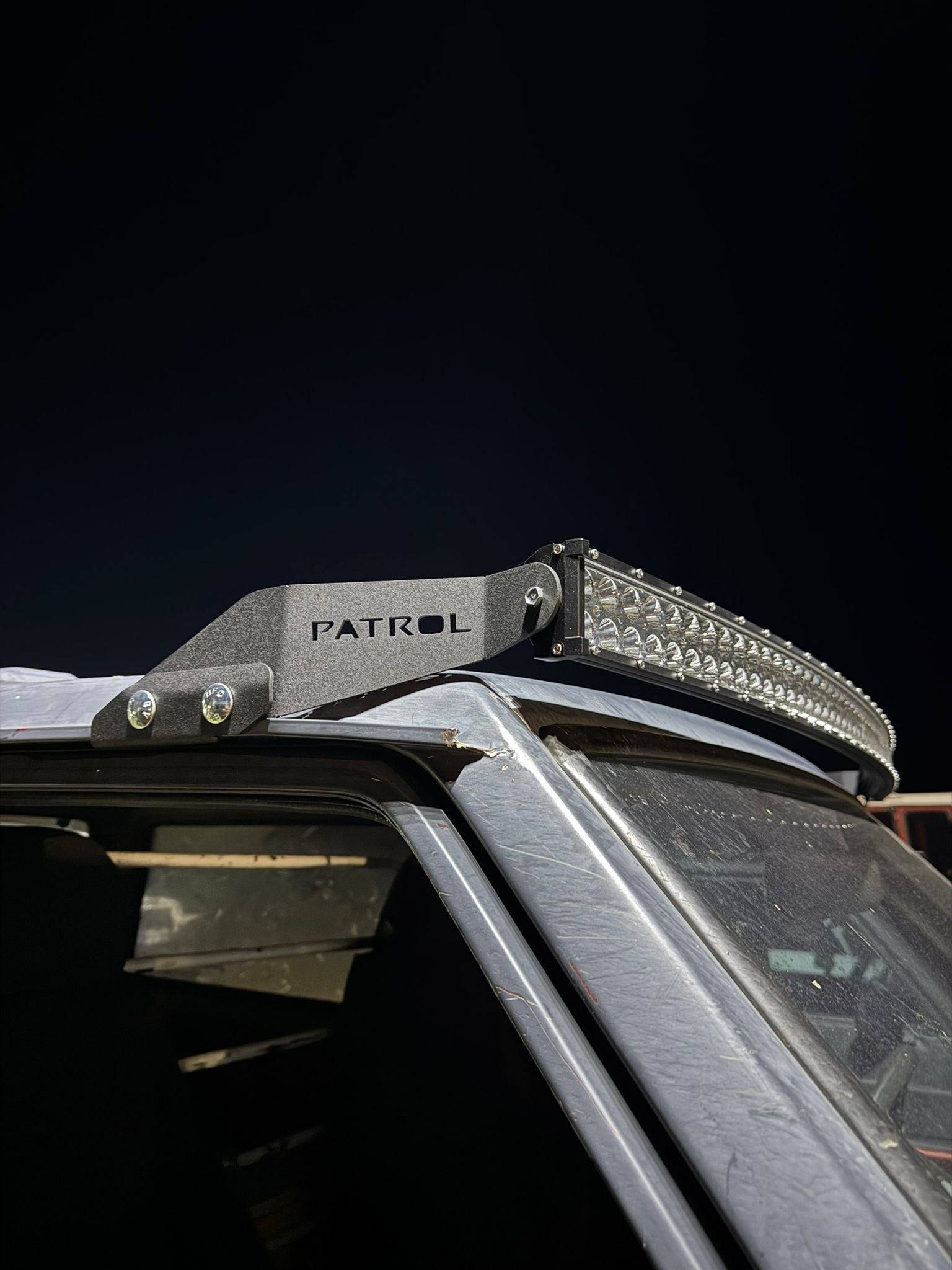 Staffe porta barra led patrol