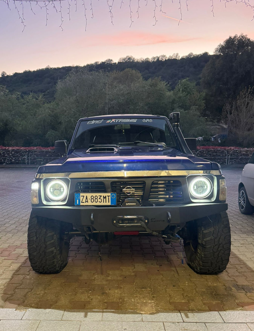 Paraurti anteriore uso gravoso nissan patrol gr y60