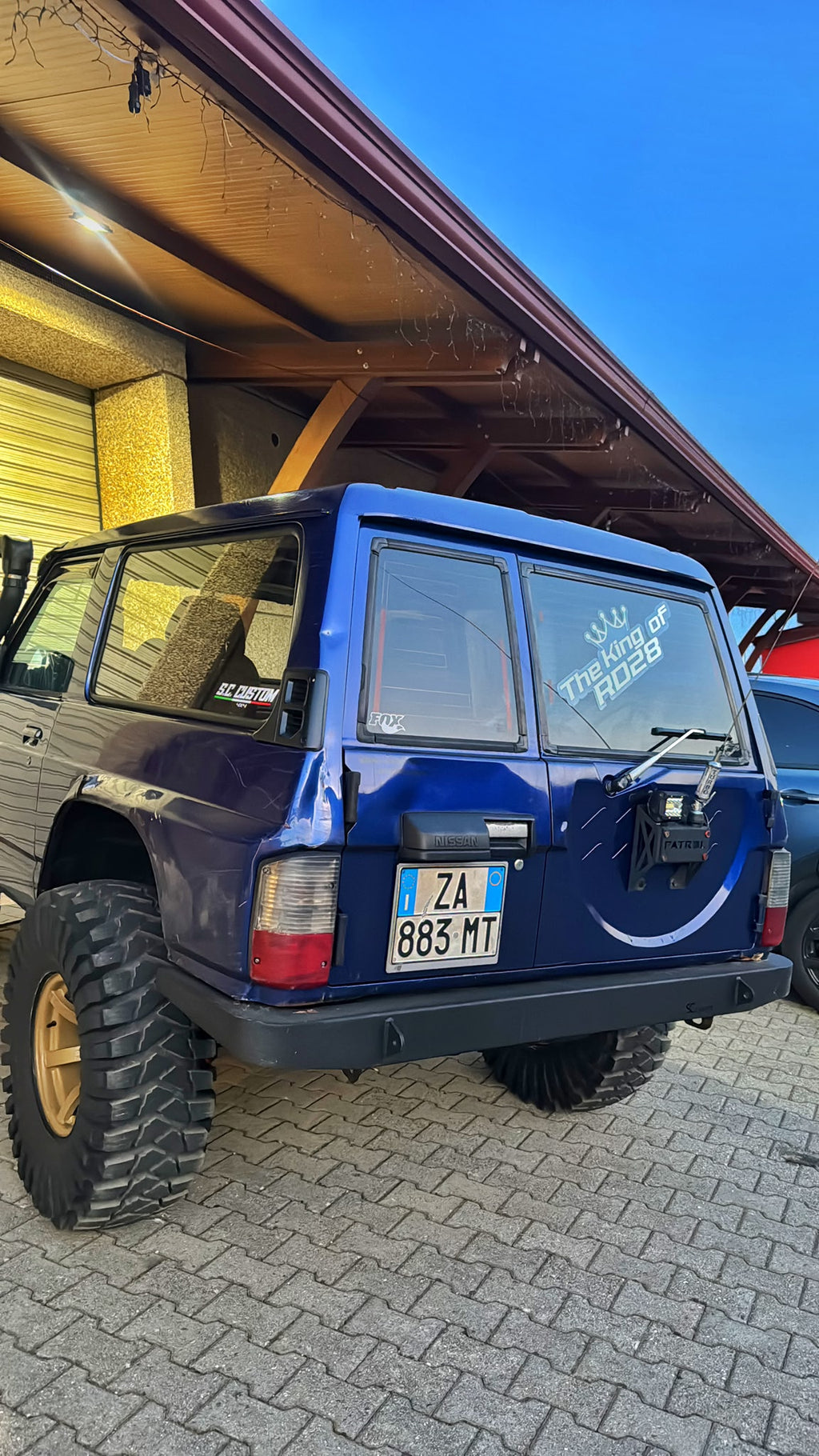 Paraurti uso gravoso nissan patrol gr y60
