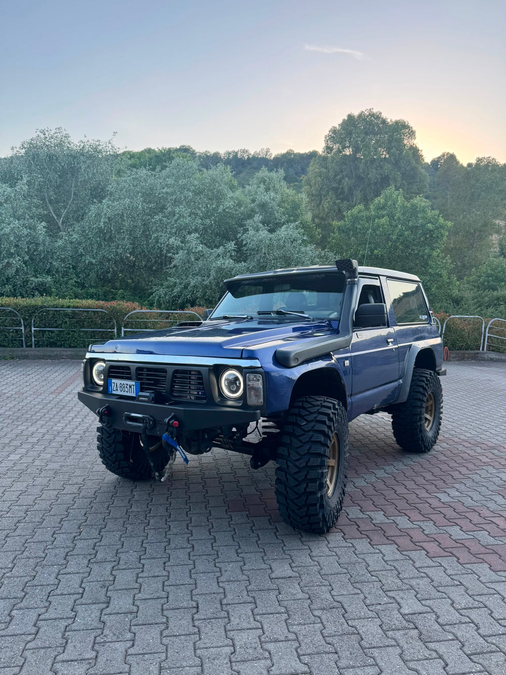 Paraurti anteriore uso gravoso nissan patrol gr y60