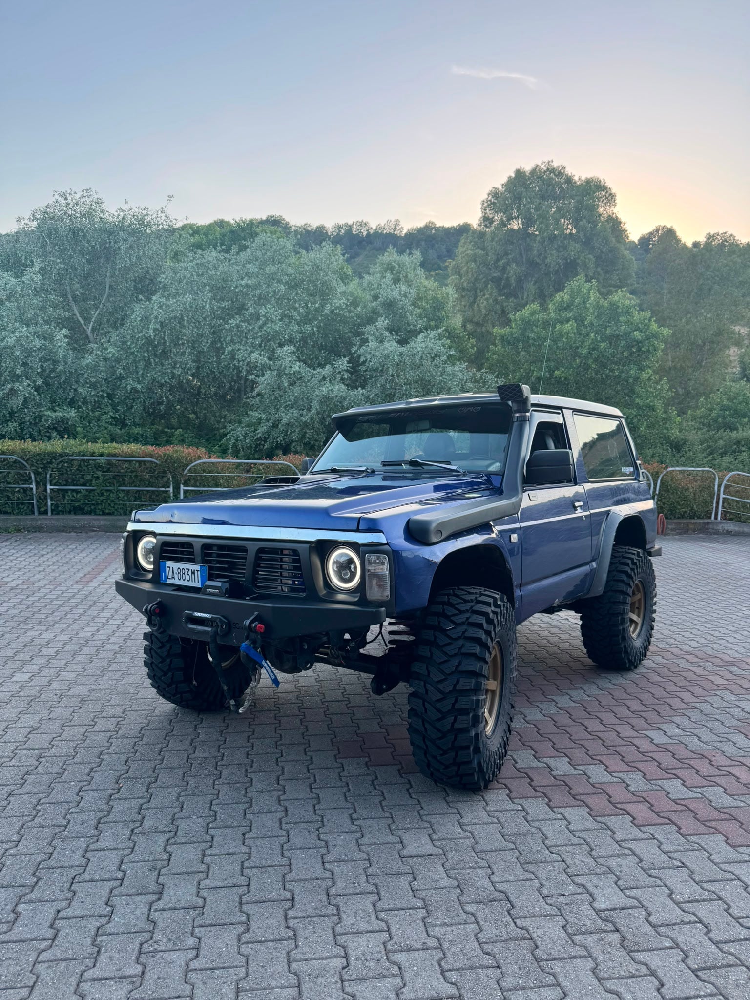 Paraurti anteriore uso gravoso nissan patrol gr y60