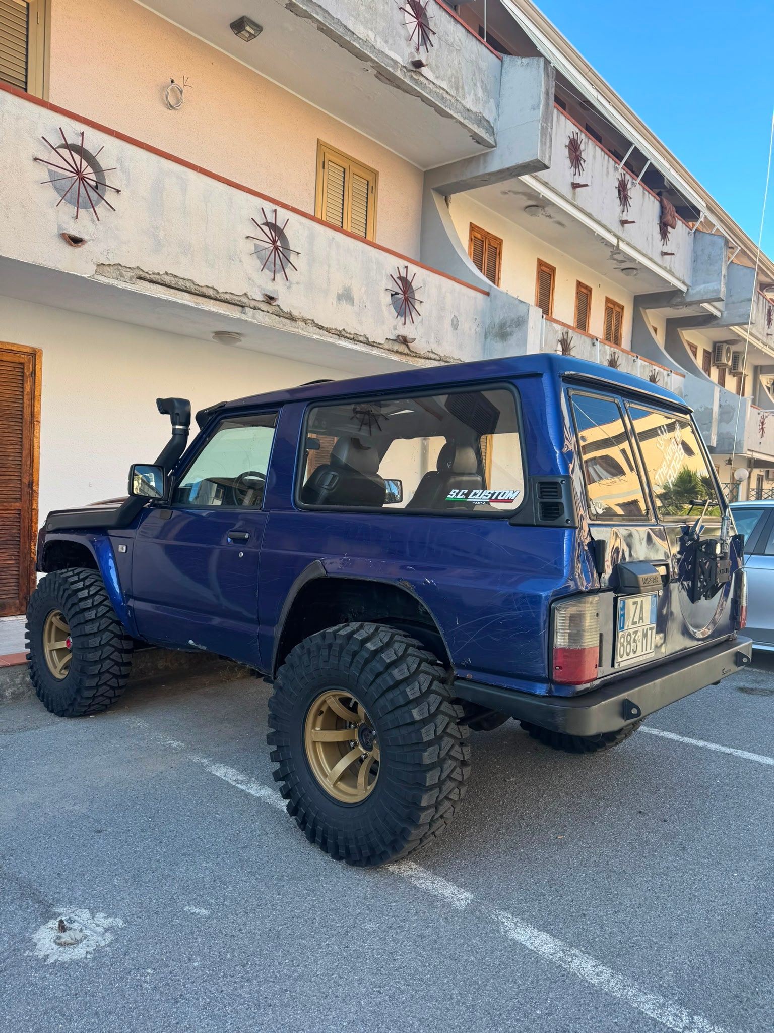 Paraurti uso gravoso nissan patrol gr y60